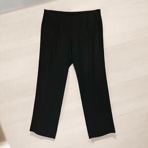 Nygard Collection Women's Black Wide Leg Lined 31" Inseam Slacks/Pants | Size 24